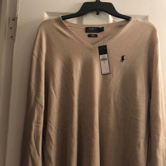 Polo Ralph Lauren slim fit stretch oatmeal color